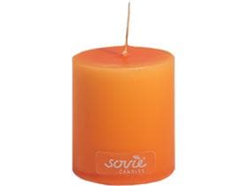 Stumpenkerzen, Ø 50 mm x 60 mm, orange