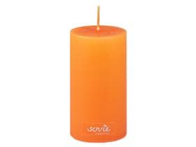 Stumpenkerzen, Ø 50 mm x 100 mm, orange
