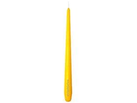Premium Spitzkerzen, 2.2 x 28 cm, Brenndauer 10 Std., senfgelb