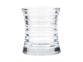 Kerzenglas, 80 x 100 mm, Curve transparent