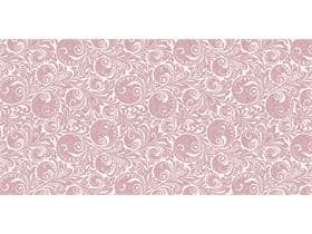 Tischläufer Airlaid, 40 cm x 24 lfm, Jordan "weiss/bordeaux"