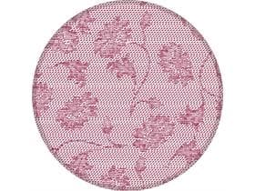 Tassenuntersetzer Tissue 9-lg, ø 90 mm, "LISBOA" bordeaux