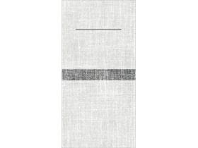 Besteckserviette Airlaid, 40 x 40 cm, 1/8 Falz, "JOE" hellgrau/schwarz