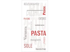 Besteckserviette Airlaid, 40 x 40 cm, 1/8 Falz, "PASTA"