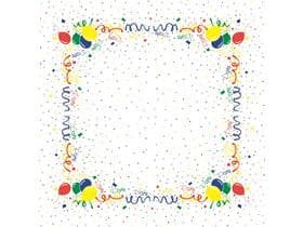 Tischdecken Airlaid, 80 x 80 cm, 1/8 Falz, "PARTY"