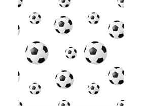 Tischdecken Airlaid, 80 x 80 cm, 1/8 Falz, "FUSSBALL"