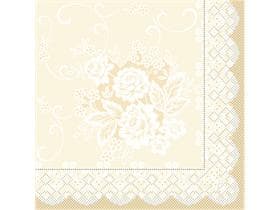 Servietten Tissue 3-lagig, 33 x 33 cm, 1/4 Falz, "FRANZISKA" grün