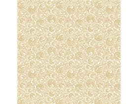 Tischdecken Airlaid, 80 x 80 cm, 1/8 Falz, Jordan  "weiss/gold"