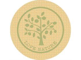 Caps Mattkarton, 80mm, Love Nature Jute (grün)