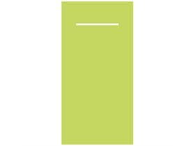 Besteckserviette Airlaid, 40 x 33 cm, 1/8 Falz, Linclass, einfarbig, lime