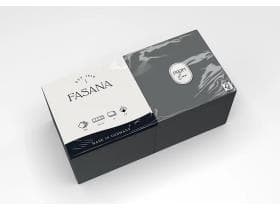 Servietten Fasana 3-lagig, 33 x 33 cm 1/4 Falz, grau