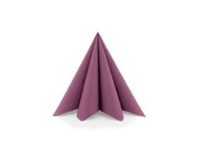 Servietten Airlaid 65 gm2, 40 x 40 cm 1/4 Falz,  UNI beere