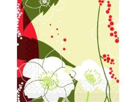 Servietten Tissue 3-lagig, 40 x 40 cm, 1/4 Falz, DIANA
