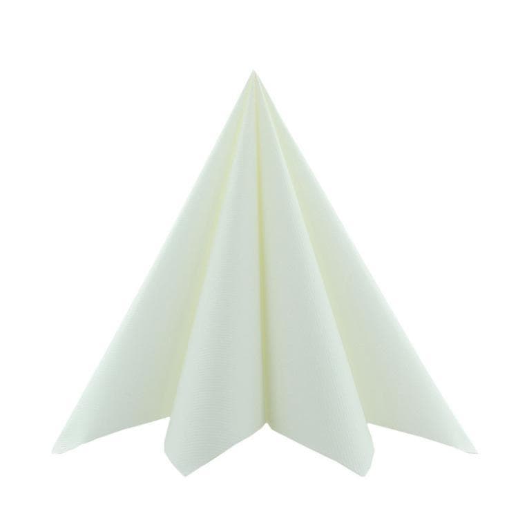 Bioservietten Spanlin, 48 x 40 cm, 1/8 Falz, "Basic" schwarz