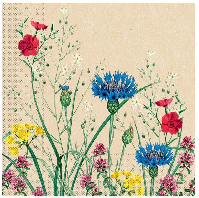 Servietten Tissue 3-lagig, 33 x 33 cm, 1/4 Falz, "Edith"
