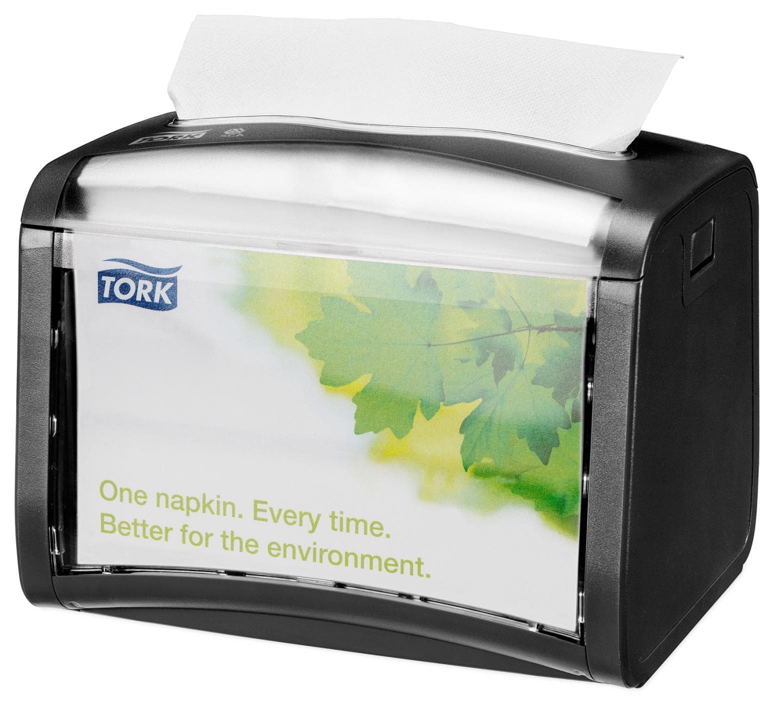 Tork Xpressnap Tischspender, Kunststoff, schwarz, 155(H) x 201(B) x 150(T)mm