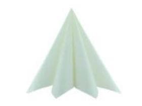Servietten Airlaid, 40 x 40 cm, 1/4 Falz, weiss, 65gm2