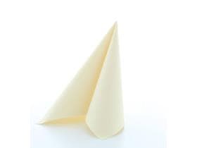 Servietten Airlaid, 40 x 40 cm, 1/4 Falz, creme