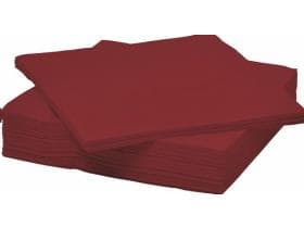 Servietten Harmony 3-lagig, 24 x 24 cm 1/4 Falz, bordeaux