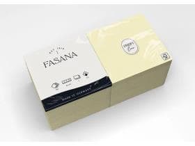 Servietten Fasana 3-lagig, 40 x 40 cm 1/4 Falz, crème (359)