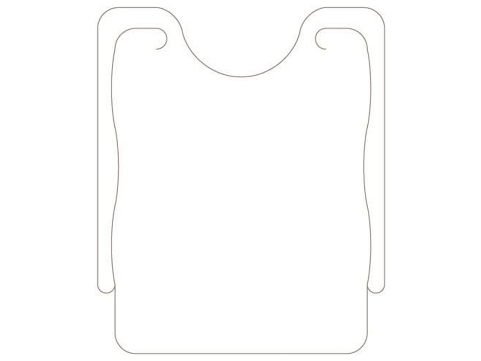 Schutzservietten Vliesstoff, 50x41.5 cm, neutral