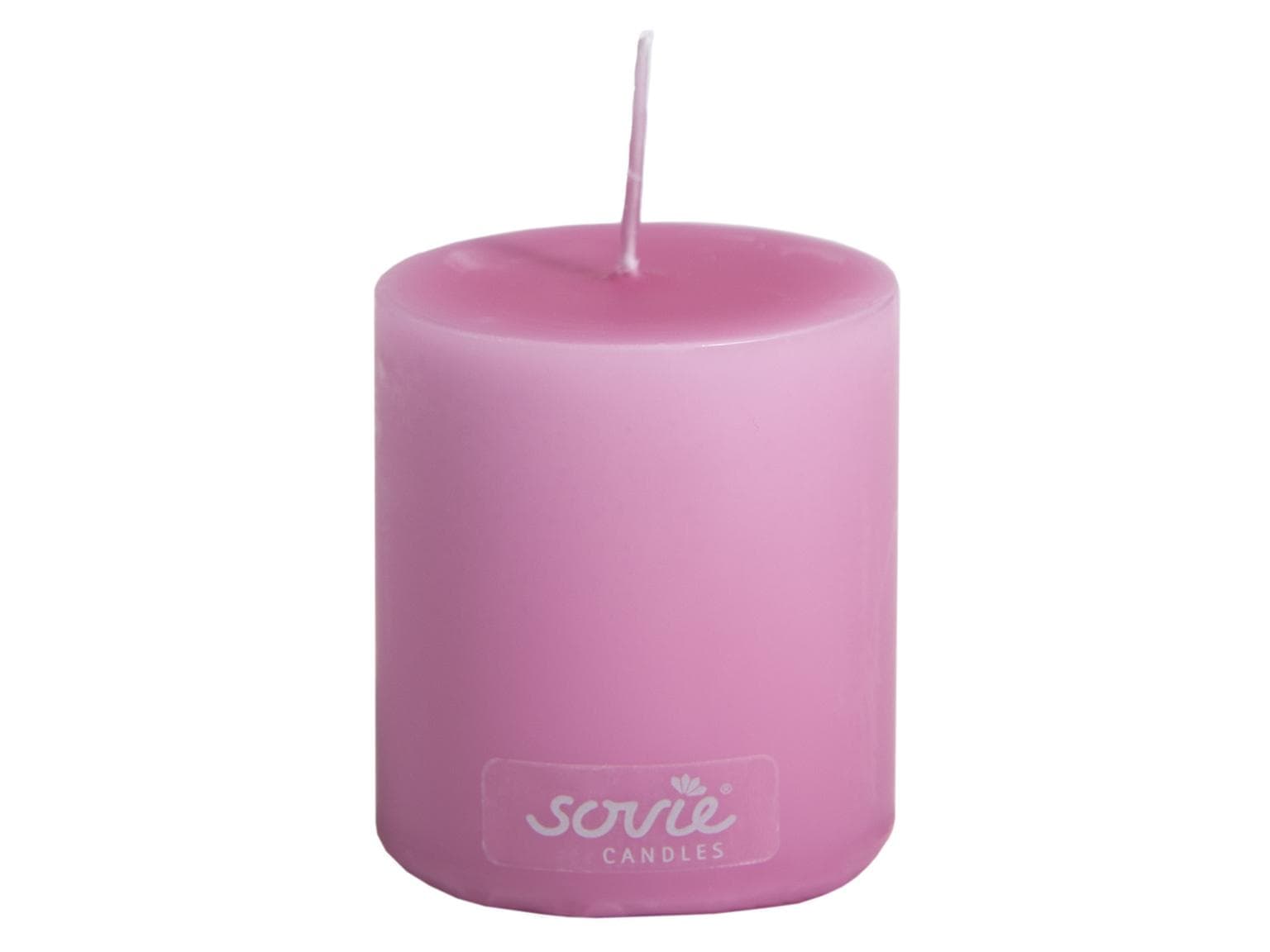 Stumpenkerzen, Ø 50 mm x 60 mm, violett