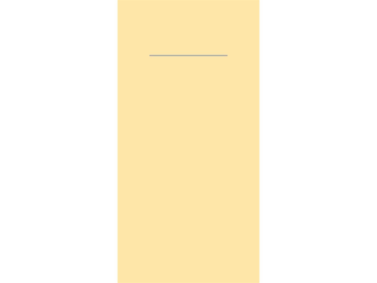 Besteckserviette Airlaid 60 gm2, 40x40cm 1/8 Falz, BASIC creme