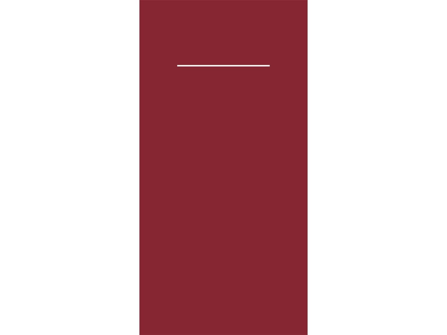 Besteckserviette Airlaid 55 gm2, 40x40cm 1/8 Falz, BASIC bordeaux