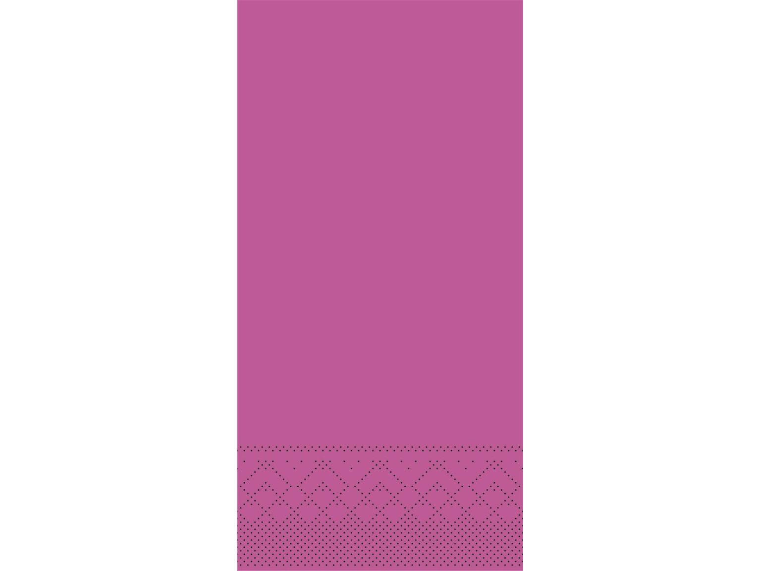 Servietten Tissue 3-lagig, 40 x 40 cm, 1/8 Falz, violett