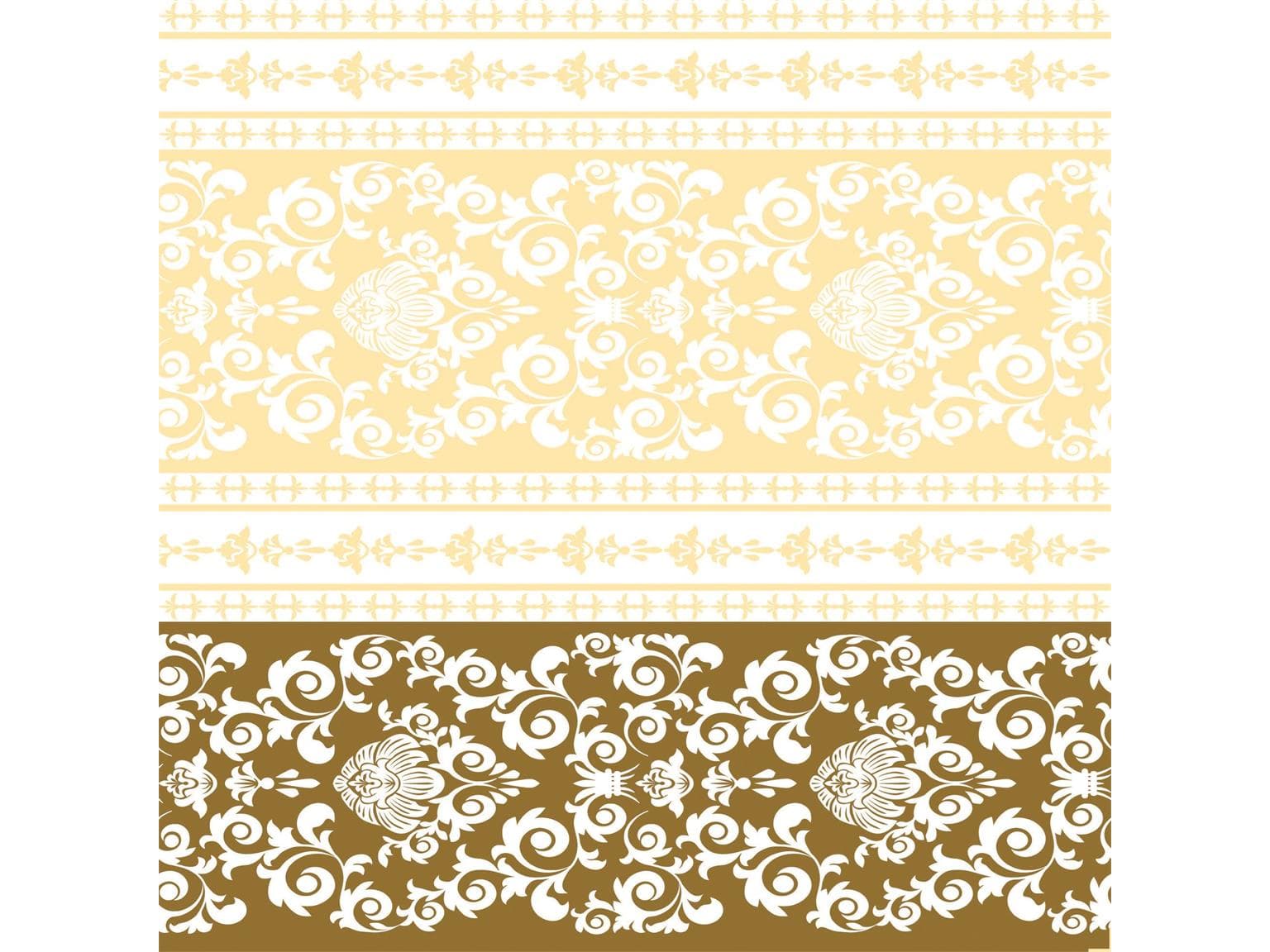 Servietten Airlaid, 40 x 40 cm, 1/4 Falz, "PASCAL" gold/creme