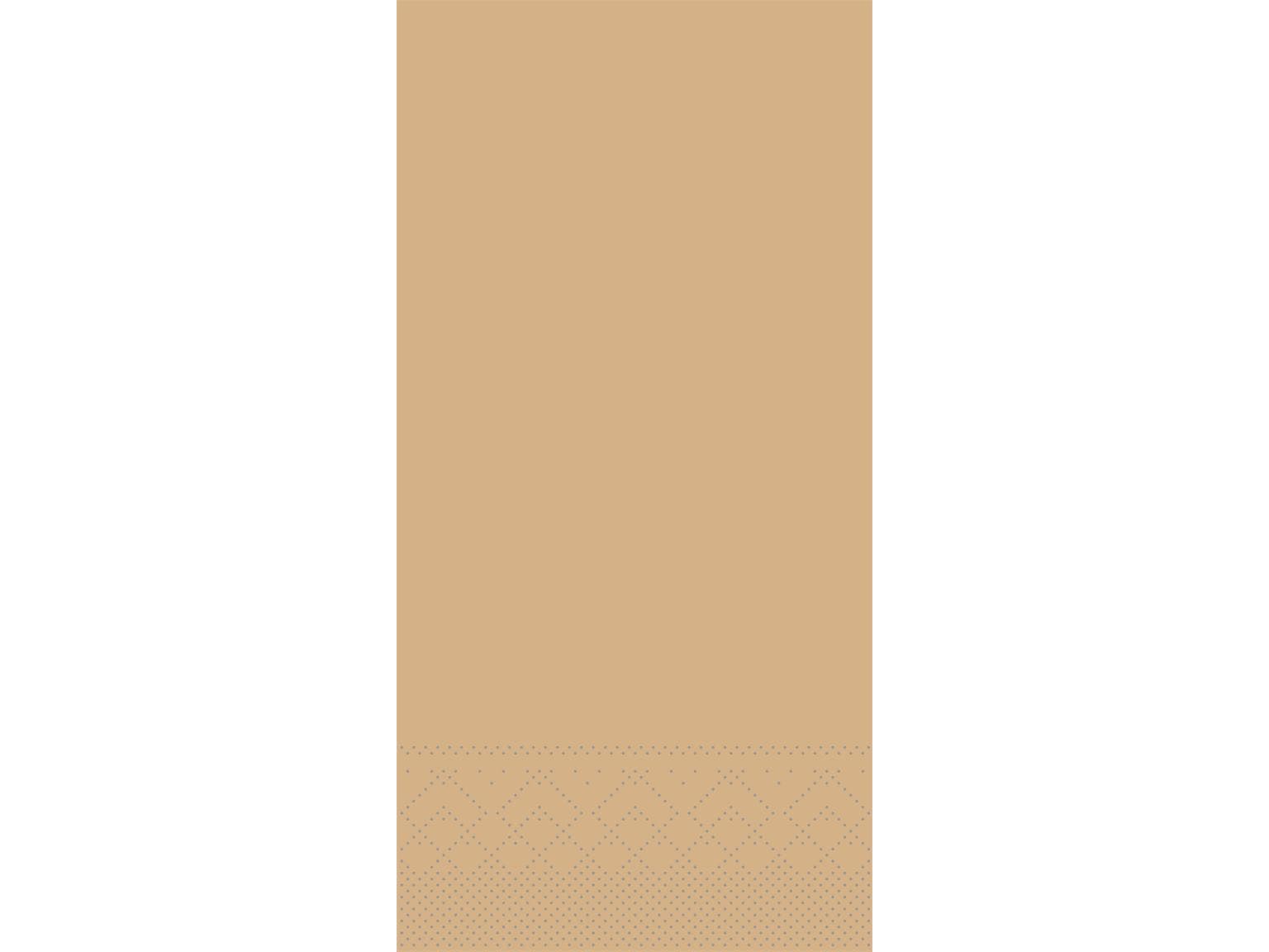 Servietten Tissue 3-lagig, 33 x 33 cm, 1/8 Falz, sand