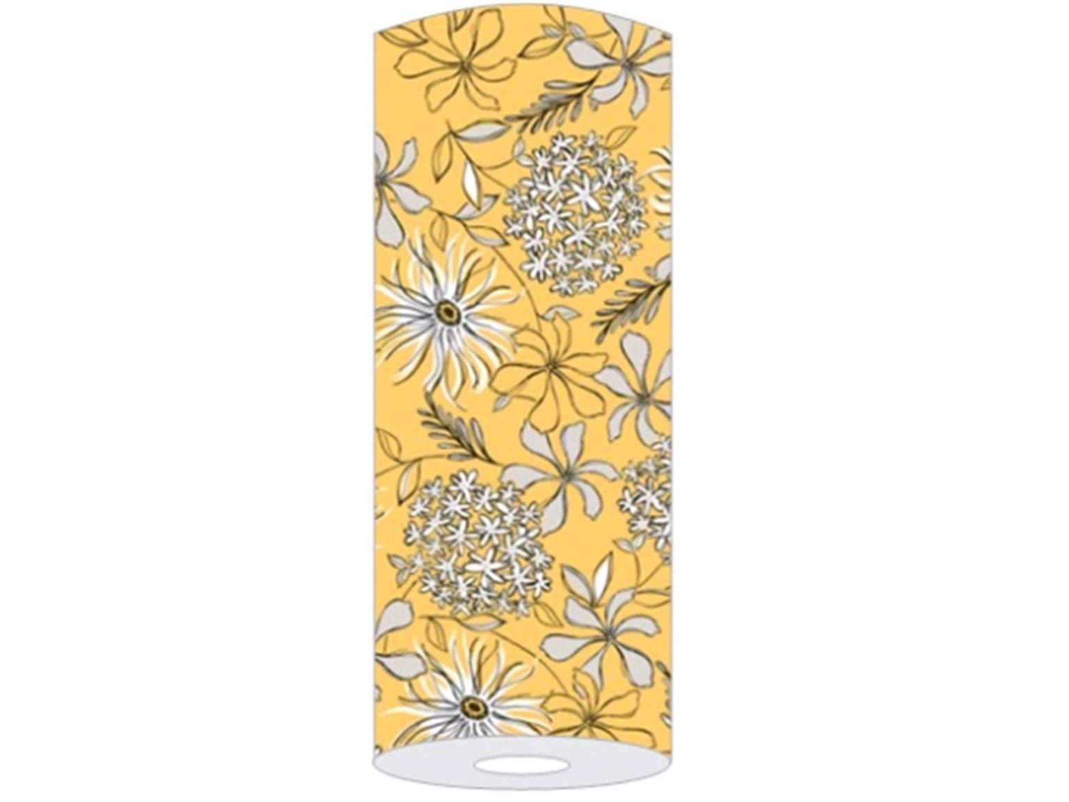 Tischläufer Airlaid, 40 cm x 24 lfm, Hilde "gelb/schwarz"