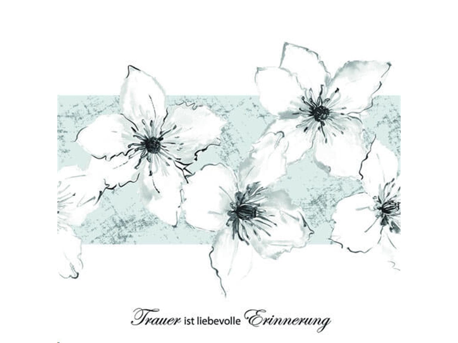 Servietten Airlaid 60 gm2, 40 x 40 cm 1/4 Falz, Zur Erinnerung