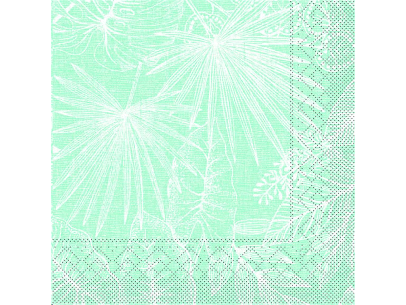 Servietten Tissue 3-lagig, 40 x 40 cm 1/4 Falz, Kona (sky)