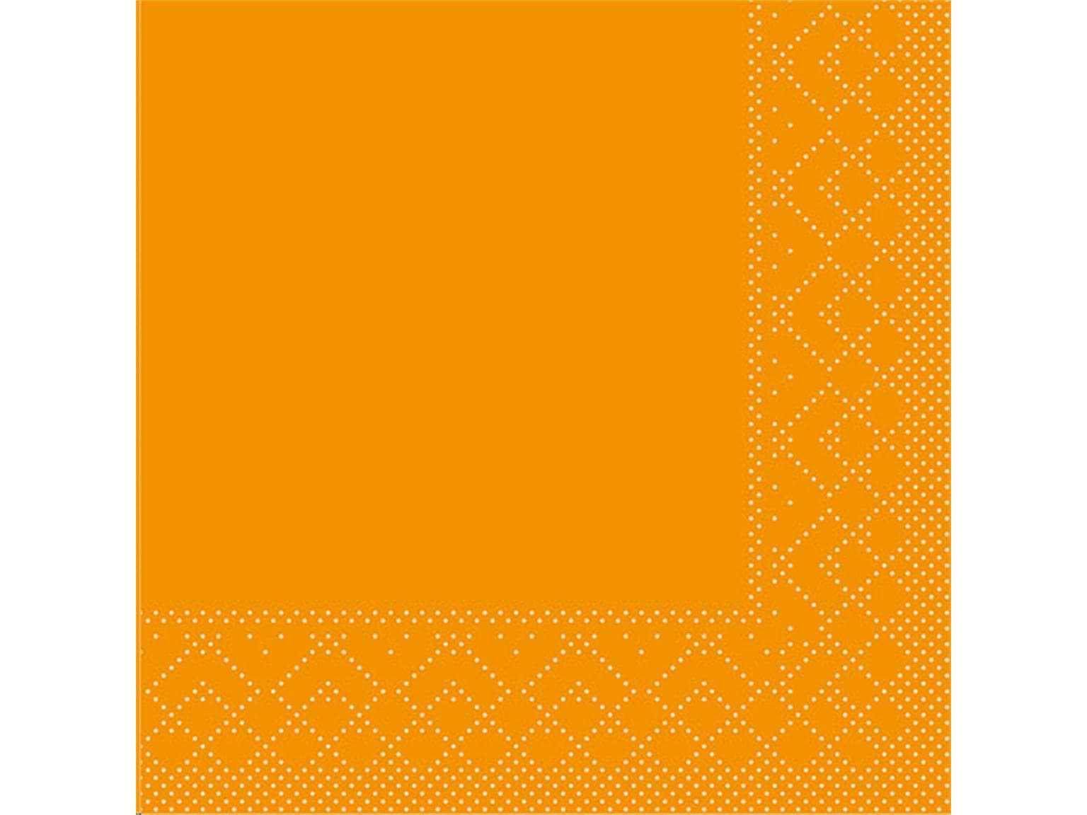 Servietten Tissue 3-lagig, 20 x 20 cm 1/4 Falz, curry, unbedruckt