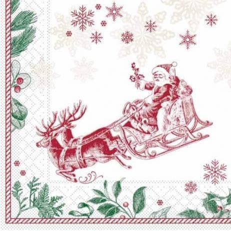 Servietten Tissue 3-lagig, 40 x 40 cm, 1/4 Falz, "Tiemen"