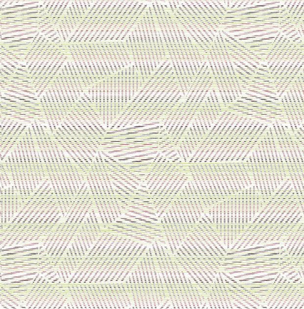 Tischdecken Spanlin-bio, 80 x 80 cm, 1/8 Falz, "Femke" hellgrün-beere-schwarz