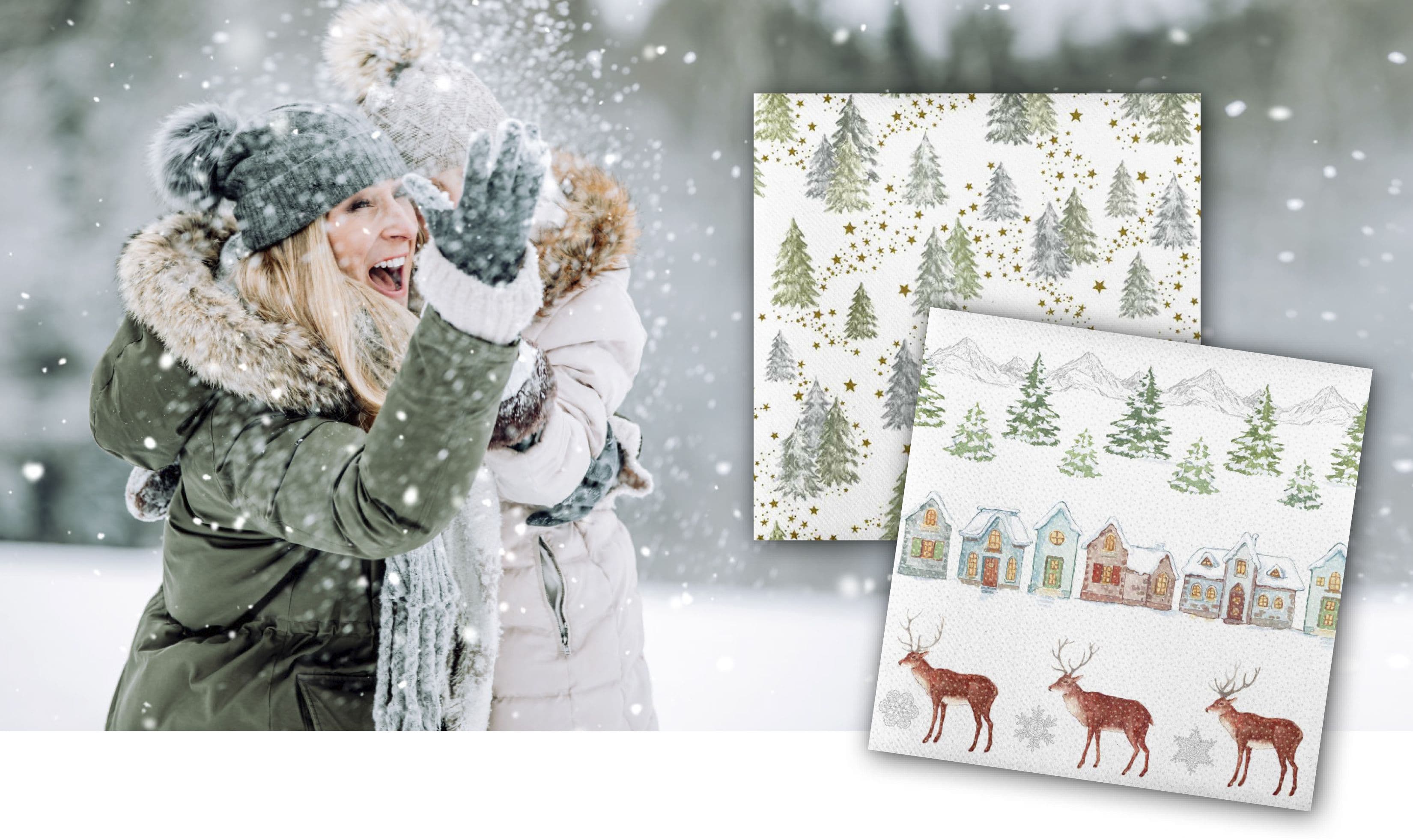 Weihnachtliche Tischdekoration