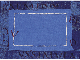 Tischset 31 x 42 cm, blau, "Roma"