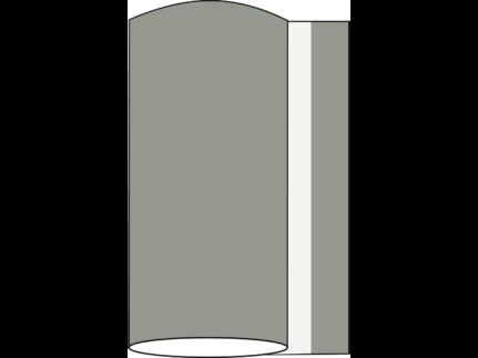 Tischläufer Airlaid, 20 cm x 20 lfm, grau