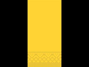 Servietten Tissue 3-lagig, 33 x 33 cm, 1/8 Falz, gelb