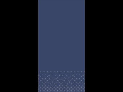 Servietten Tissue 3-lagig, 40 x 40 cm, 1/8 Falz, blau