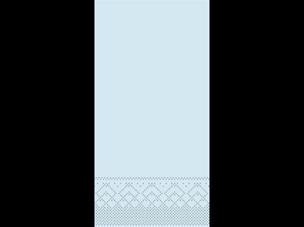 Servietten Tissue 3-lagig, 40 x 40 cm, 1/8 Falz, hellblau