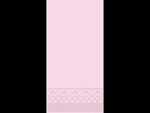 Servietten Tissue 3-lagig, 40 x 40 cm, 1/8 Falz, rosa