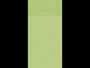 Bestecktasche Tissue-Deluxe, 40 x 40 cm, 1/8 Falz, kiwi