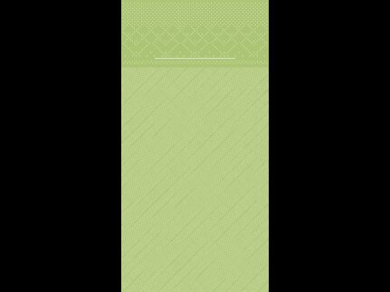 Bestecktasche Tissue-Deluxe, 40 x 40 cm, 1/8 Falz, kiwi