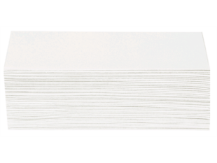 Tischdecken Airlaid, Pearl-Coating , 80 x 80 cm, 1/8 Falz, "DAMAST" weiss