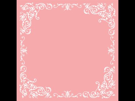 Tischdecken Airlaid, 80 x 80 cm, 1/8 Falz, "POMP" rosa/weiss