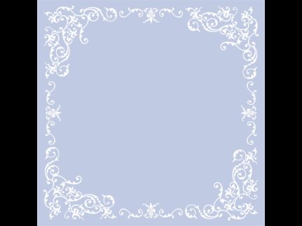 Tischdecken Airlaid, 80 x 80 cm, 1/8 Falz, "POMP" pastelblau