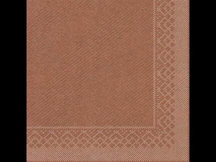 Servietten Tissue 3-lagig, 33 x 33 cm, 1/4 Falz, bronze